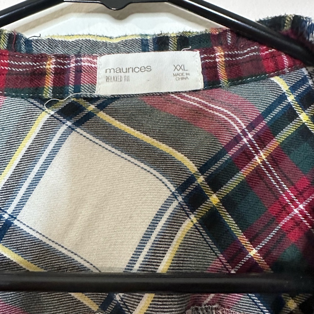 Maurices Multicolor Plaid Shirt - Picture 2 of 3